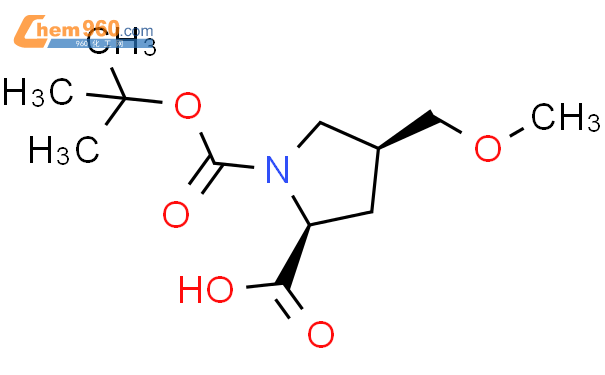 (2S,4S)-4-(甲氧基甲基)-1,2-吡咯烷二甲酸1-叔丁基酯