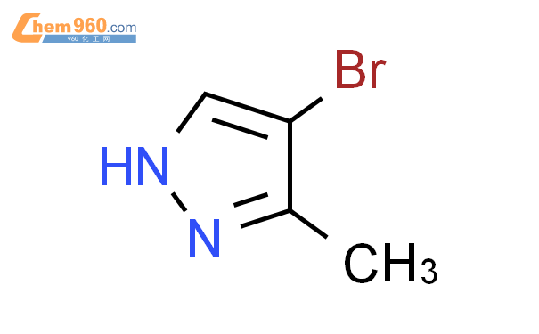 4-溴-3-甲基吡唑结构式