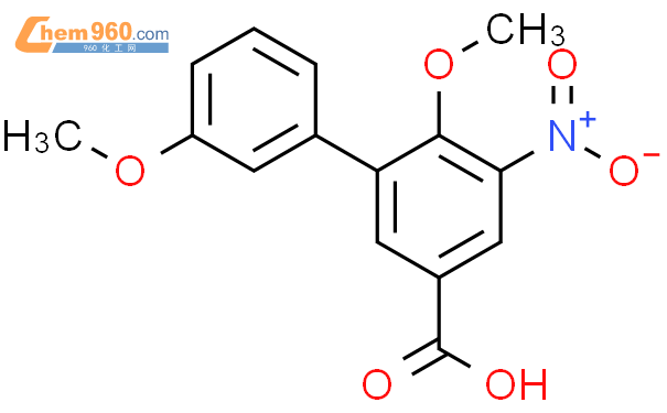 3,6-二甲氧基-5-硝基-[1,1-联苯]-3-羧酸