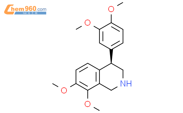 138231 55 7 Isoquinoline 4 3 4 Dimethoxyphenyl 1 2 3 4 Tetrahydro 7 8