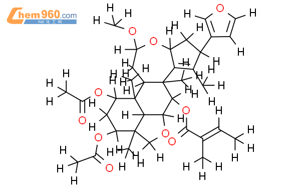 1383124-00-2,12-O-甲基尼莫林B化学式、结构式、分子式、mol、smiles – 960化工网