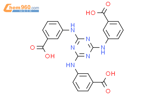Benzoic acid, 3,?3',?3''-?(1,?3,?5-?triazine-?2,?4,?6-?triyltriimino)?tris-结构式图片|1383425-68-0结构式图片