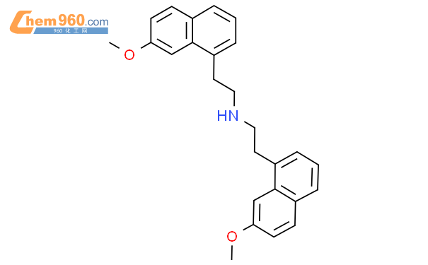 7-甲氧基-N-[2-(7-甲氧基-1-萘基)乙基]-1-萘乙胺