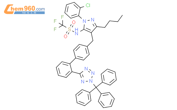 Methanesulfonamide N Butyl Chlorophenyl Triphenylmethyl H