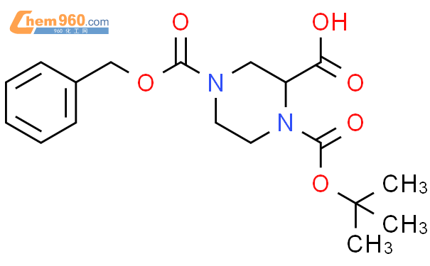 (R)-N-1-Boc-N-4-Cbz-2-哌嗪甲酸