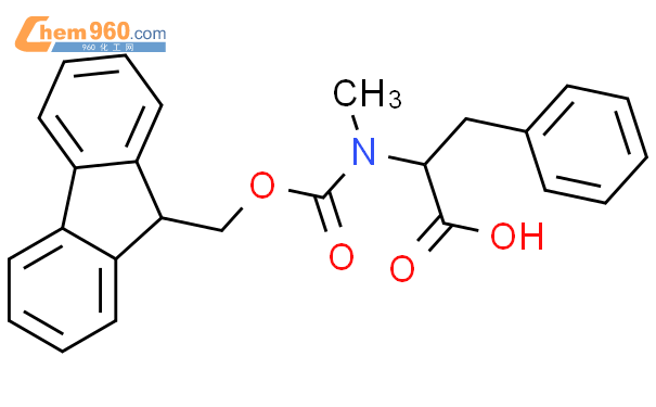 N-芴甲氧羰酰基-N-甲基-D-苯丙氨酸结构式图片|138775-05-0结构式图片