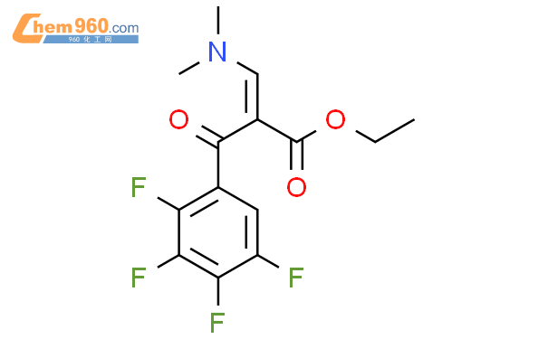 Ethyl (2Z)-3-(dimethylamino)-2-(2,3,4,5-tetrafluorobenzoyl)acrylate