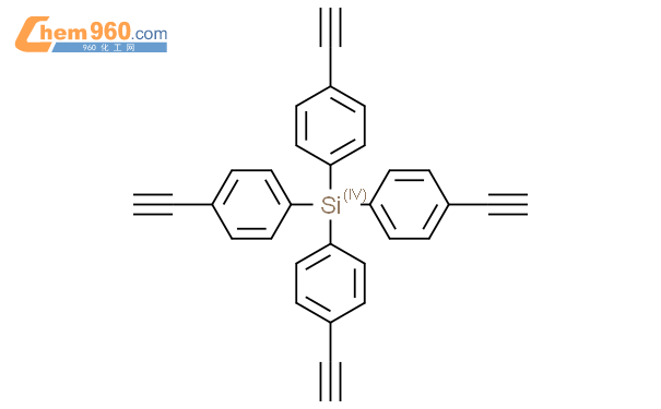 四(4-乙炔基苯基)硅烷结构式图片|1390641-82-3结构式图片