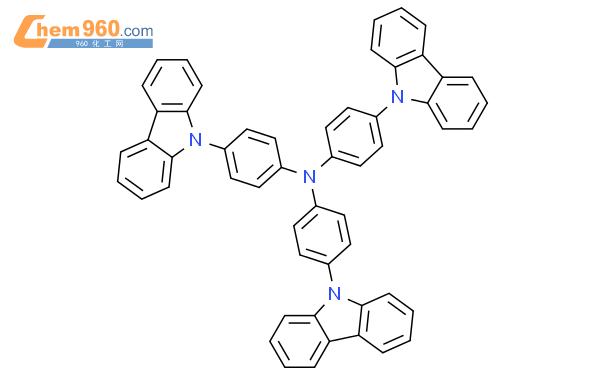 4,4',4''-三(咔唑-9-基)三苯胺结构式图片|139092-78-7结构式图片