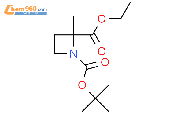 1-tert-butyl 2-ethyl 2-methylazetidine-1,2-dicarboxylate结构式图片|1391077-73-8结构式图片