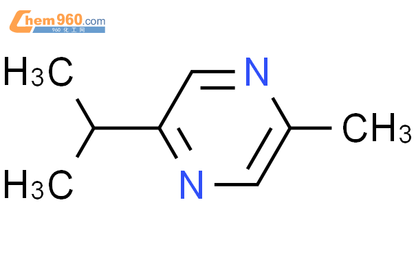 2-甲基-5-异丙基吡嗪结构式