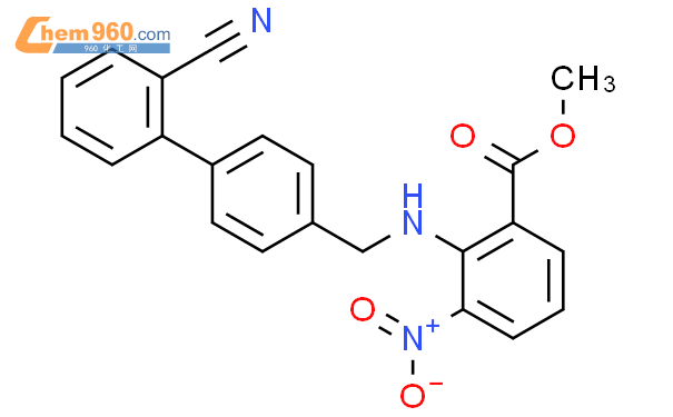 甲基2-((2`-氰基联苯-4-基)甲氨基)-3-硝基苯甲酸甲酯