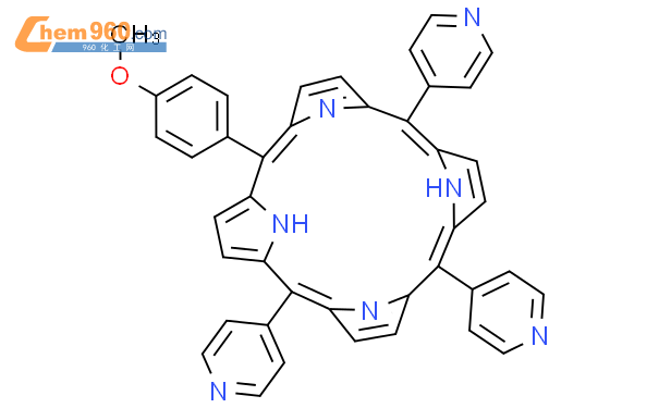 meso-tri(4-pyridyl)-p-methoxyphenylporphyrin