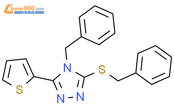 4-Benzyl-3-(benzylsulfanyl)-5-(2-thienyl)-4H-1,2,4-triazole