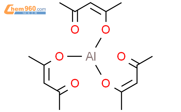 乙酰丙酮铝结构式