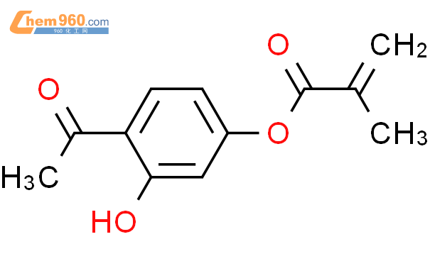 (4-acetyl-3-hydroxyphenyl) 2-methylprop-2-enoate