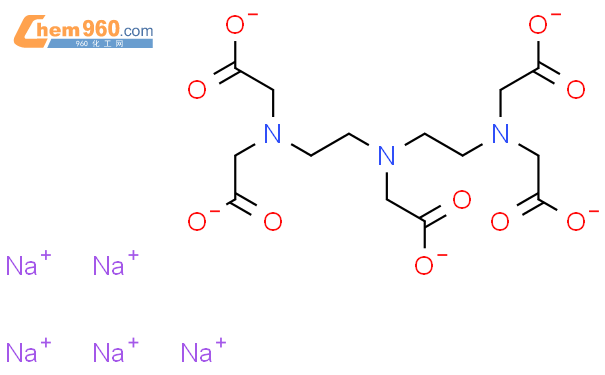 二乙烯三胺五乙酸五钠结构式图片|140-01-2结构式图片
