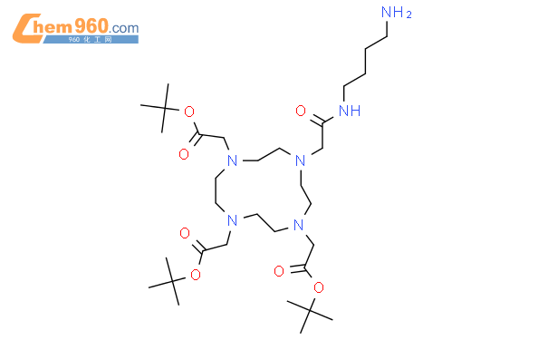 1,4,7,10-Tetraazacyclododecane-1,4,7-tris(t-butyl acetate)-10-(4-aminobutyl)acetamide