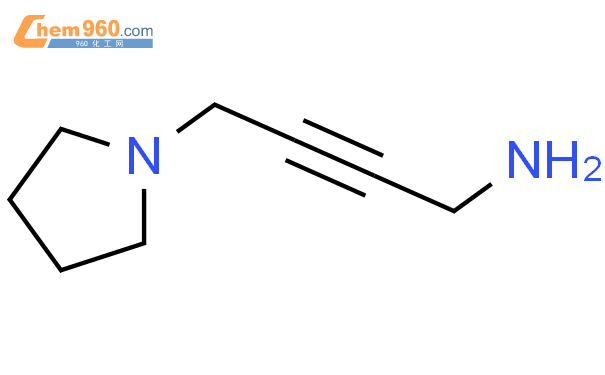 4-pyrrolidin-1-ylbut-2-yn-1-amine