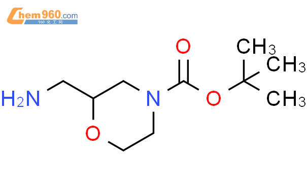 4-叔丁氧羰基-2-氨基甲基吗啉结构式图片|140645-53-0结构式图片