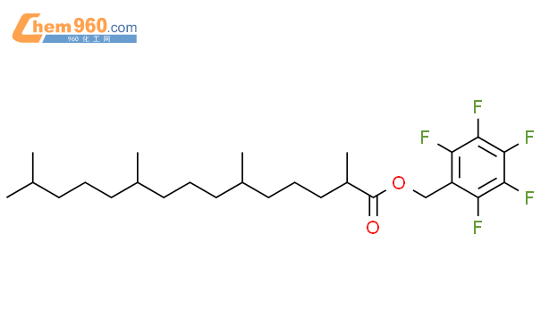 140653 63 0 Pentadecanoic Acid 2 6 10 14 Tetramethyl 2 3 4 5 6 Pentafluorophenyl Methyl