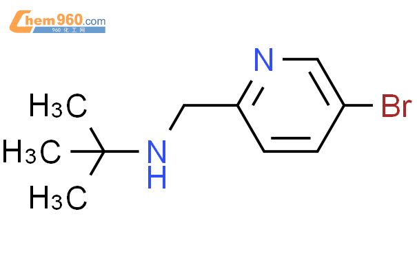 5-溴-N-(1,1-二甲基乙基)-2-吡啶甲胺结构式图片|1406786-33-1结构式图片