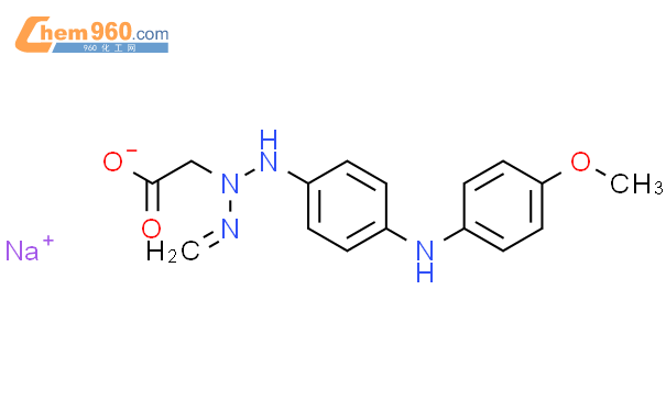 Acetic Acid Methoxyphenyl Amino Phenyl Methyl Triazen Yl Sodium