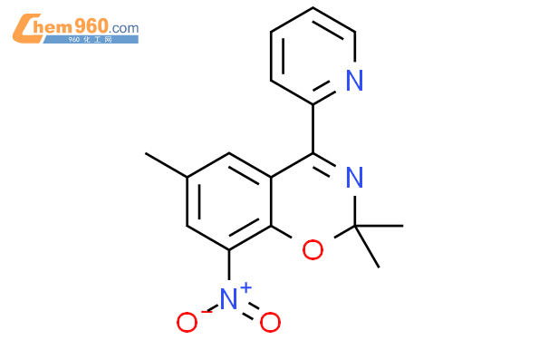 142303 86 4 2H 1 3 Benzoxazine 2 2 6 trimethyl 8 nitro 4 2 pyridinyl CAS号 142303 86 4 2H 1 3