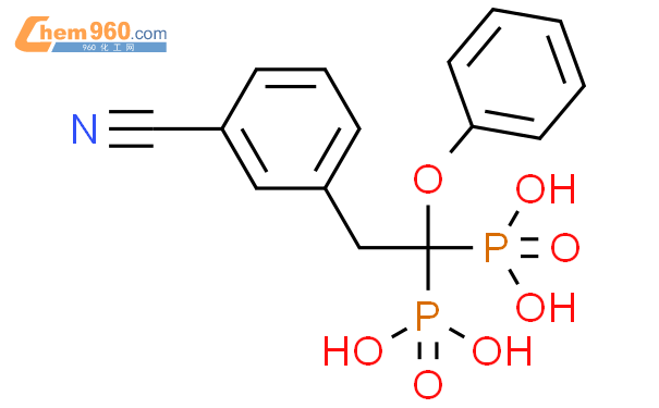 142523-33-9,Phosphonic acid, [2-(3-cyanophenyl)-1-phenoxyethylidene]bis ...