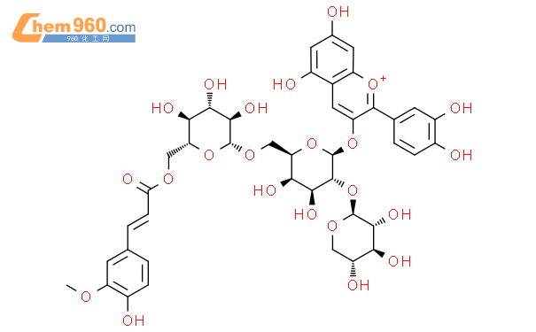 矢车菊素-3-木糖(阿魏酰-葡萄糖)-半乳糖苷