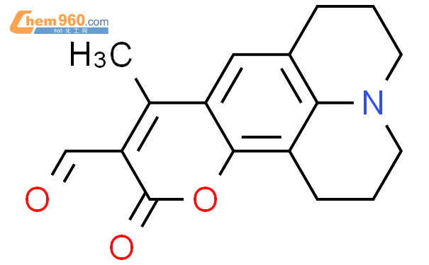 8-Methyl-10-oxo-2,3,5,6-tetrahydro-1H,4H,10H-11-oxa-3a-aza-benzo[de]anthracene-9-carbaldehyde