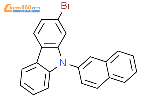 2-溴-9-(2-萘基)-9H-咔唑结构式图片|1427316-53-7结构式图片