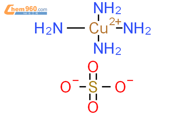 硫酸铜结构式图片