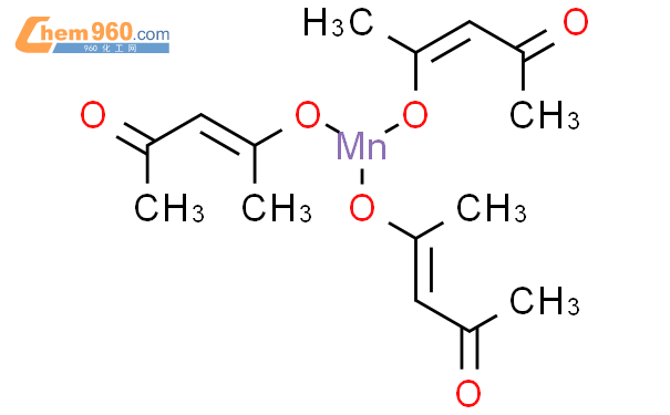 乙酰丙酮锰结构式