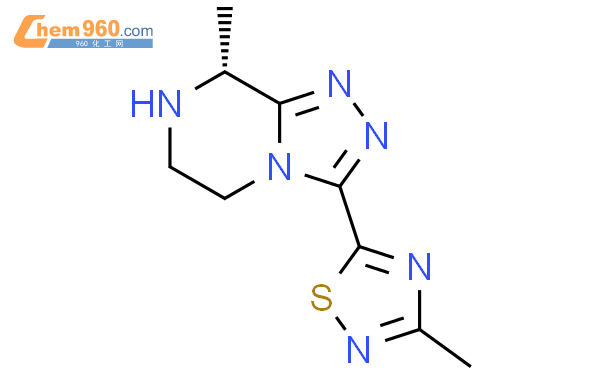 (8R)-5,6,7,8-Tetrahydro-8-methyl-3-(3-methyl-1,2,4-thiadiazol-5-yl)-1,2,4-triazolo[4,3-a]pyrazine