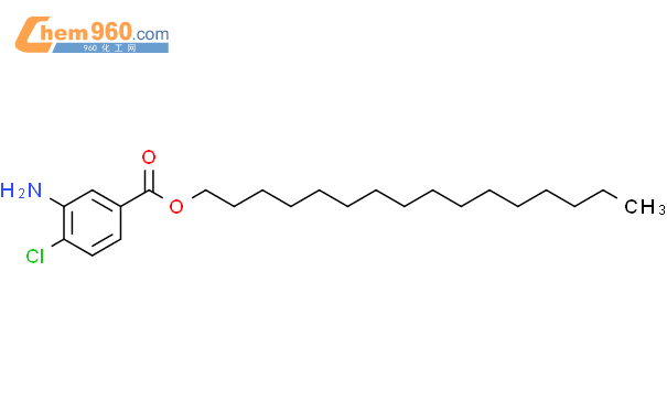 3-氨基-4-氯苯甲酸十六烷酯结构式图片|143269-74-3结构式图片