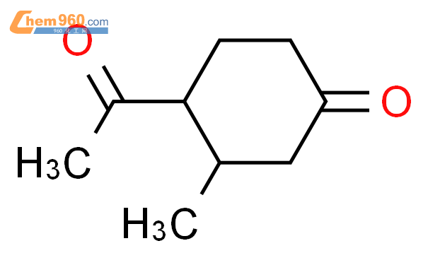 反式 9ci 4 乙酰基 3 甲基 环己酮「cas号：143392 15 8」 960化工网 8799