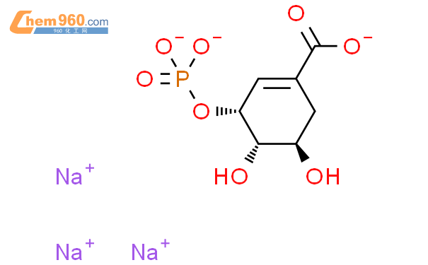 莽草酸3磷酸酯三钠盐结构式
