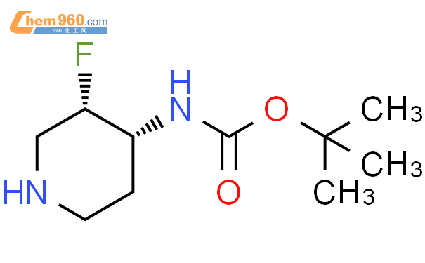 tert-Butyl ((3S,4R)-3-fluoropiperidin-4-yl)carbamate结构式图片|1434126-99-4结构式图片