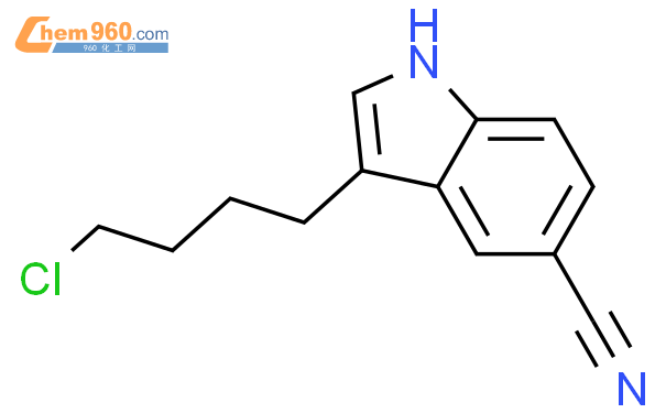 3-(4-氯代丁基)-5-氰基吲哚结构式图片|143612-79-7结构式图片