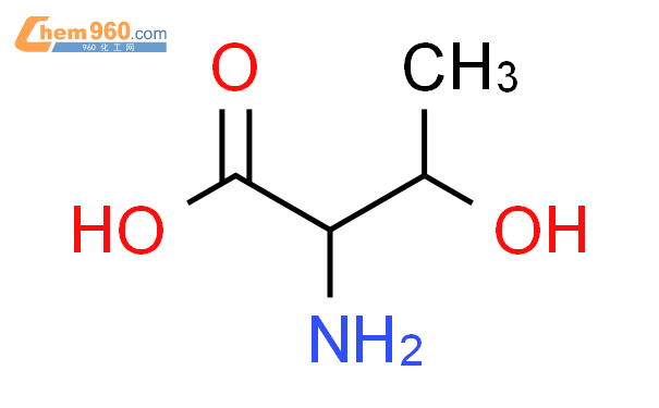 DL-别苏氨酸(含苏氨酸)结构式图片