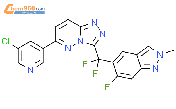 1440964 79 3 1 2 4 Triazolo 4 3 B Pyridazine 6 5 Chloro 3 Pyridinyl 3 Difluoro 6 Fluoro 2