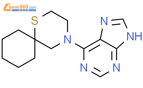 1445143 90 74 9h Purin 6 Yl 1 Thia 4 Azaspiro 55 Undecane化学式、结构式、分子