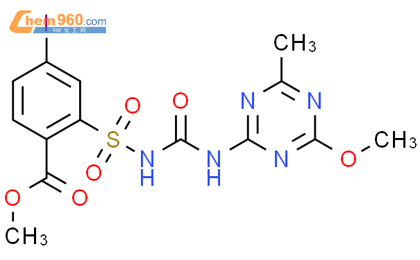4-碘-2-(N-(4-甲氧基-6-甲基-1,3,5-噻嗪-2-基氨基甲酰)磺酰基)苯甲酸甲酯