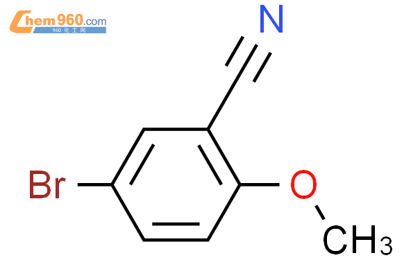 2-溴-5-甲氧基苯甲腈结构式图片|144649-99-0结构式图片