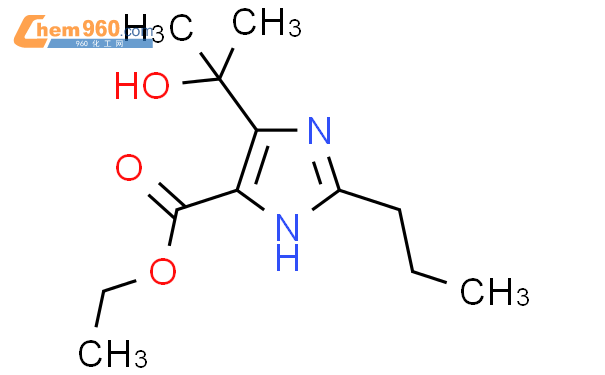 4-(1-羟基-1-甲基乙基)-2-丙基-1H-咪唑-5-羧酸乙酯