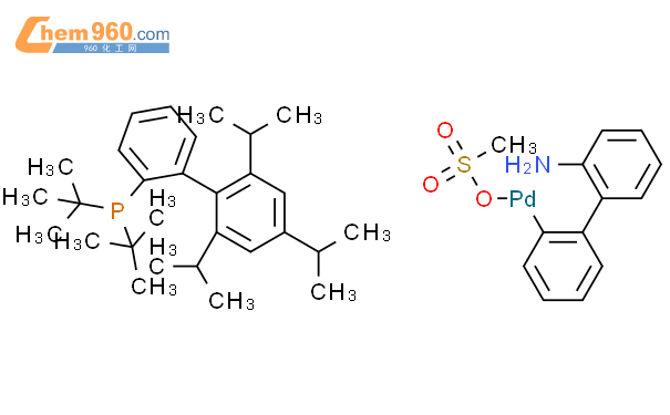 甲烷磺酸(2-二叔丁基膦基-2',4',6'-三异丙基-1,1'-联苯基)(2'-氨基-1,1'-联苯-2-基)钯(II)
