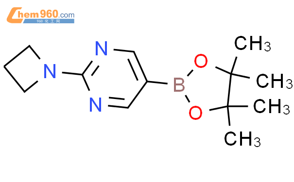 2-(Azetidin-1-yl)-5-(4,4,5,5-tetramethyl-1,3,2-dioxaborolan-2-yl)pyrimidine
