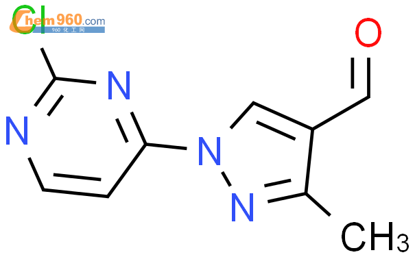 1-(2-氯嘧啶-4-基)-3-甲基-1H-吡唑-4-甲醛结构式图片|1448307-66-1结构式图片