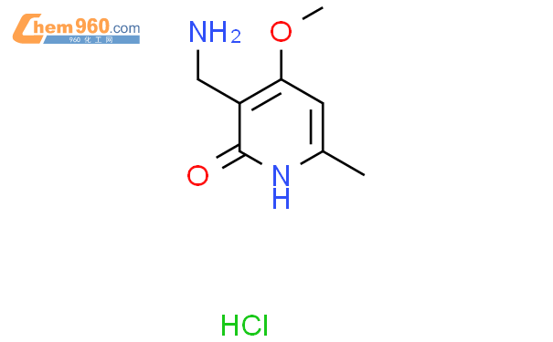2(1H)-Pyridinone, 3-(aminomethyl)-4-methoxy-6-methyl-, hydrochloride